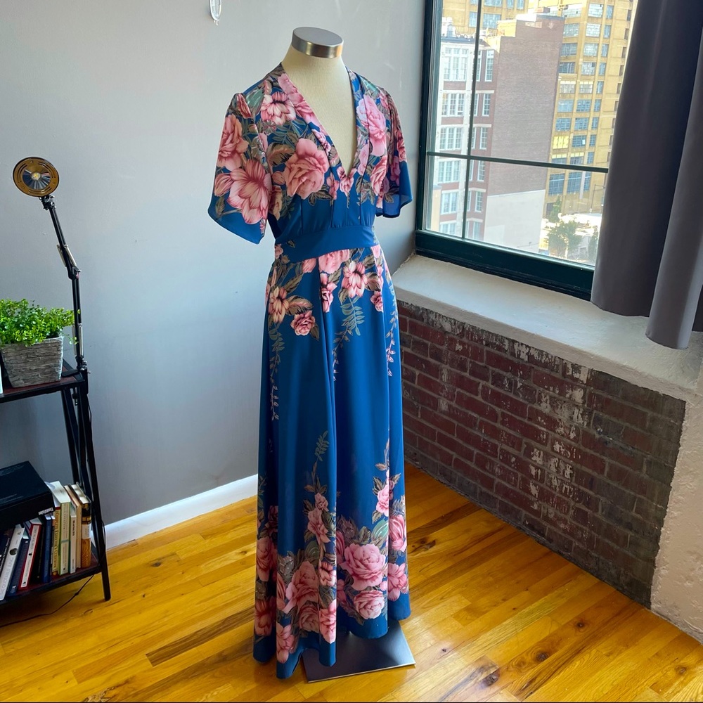 Southmoon Under A Love Like You Floral Maxi Dress, Sz Small